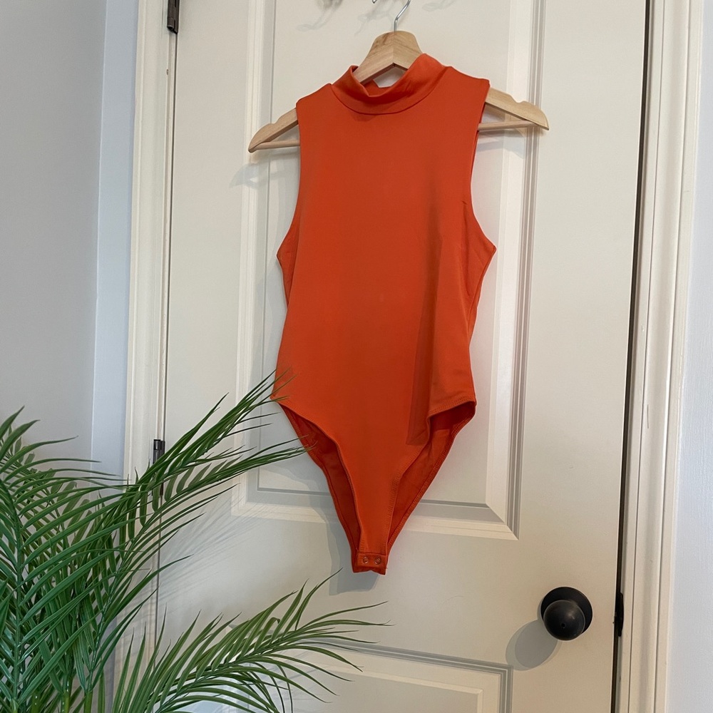 Forever 21 orange bodysuit